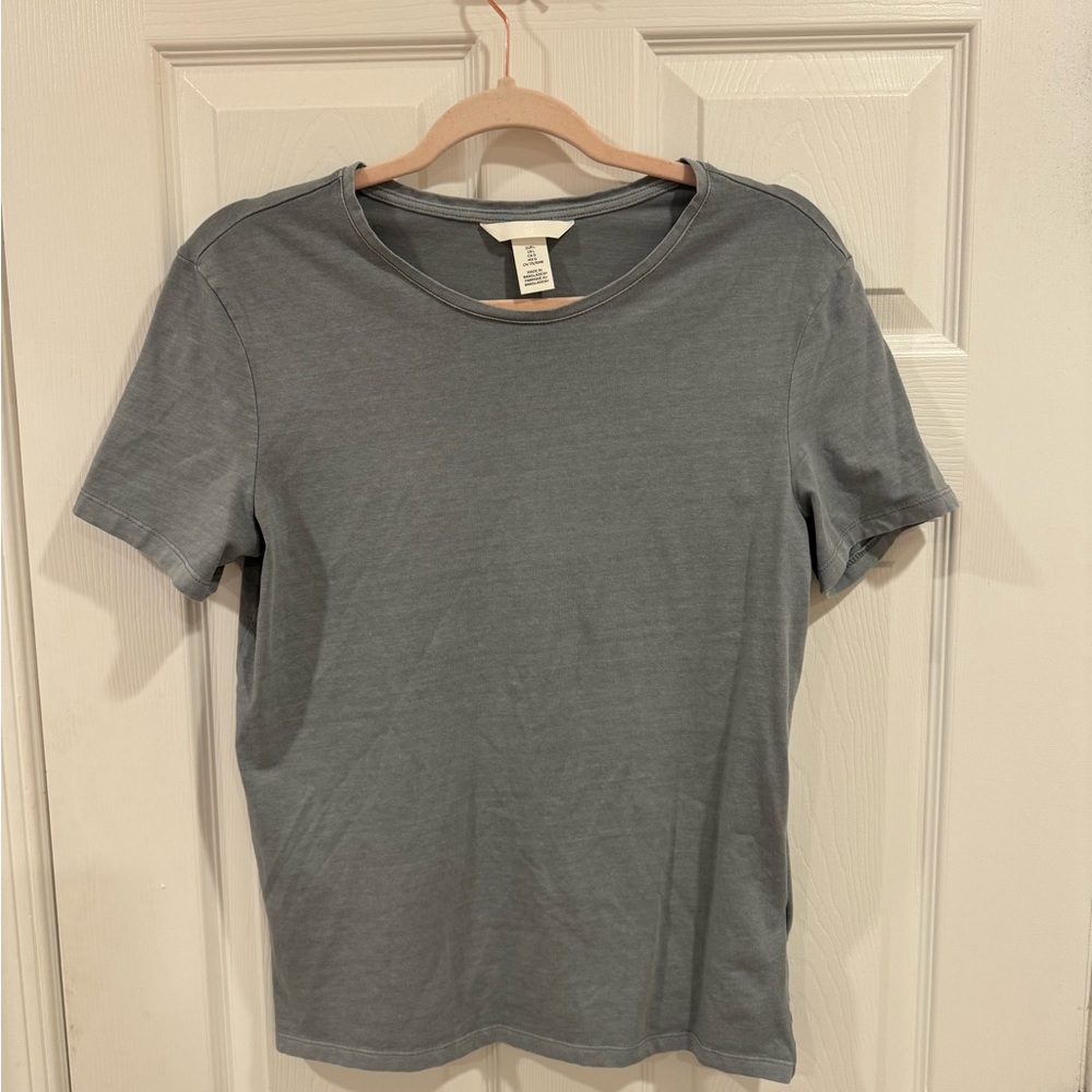 H&M Charcoal Crew Neck Tee